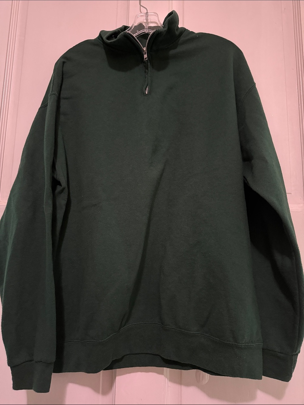 Jerzee’s Dark Green Quarter-Zip Sweater Nutcracker Christmas